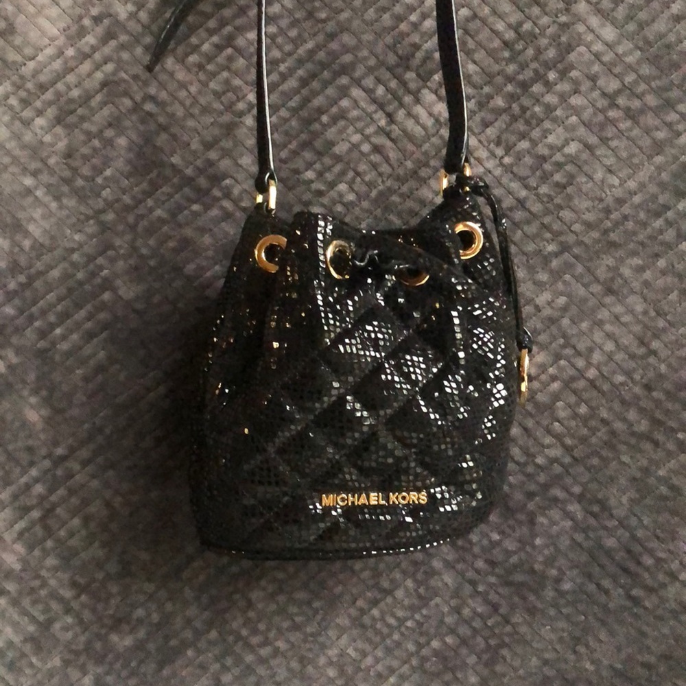 Mini Michael Kors bucket purse!